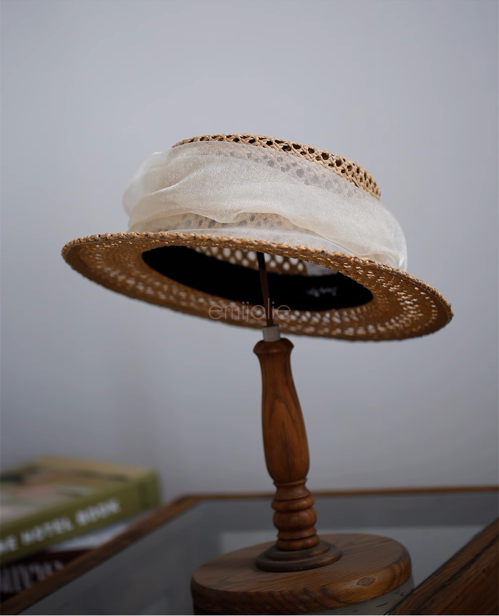 Sonnenhut 100% handmade Naturstrohhut