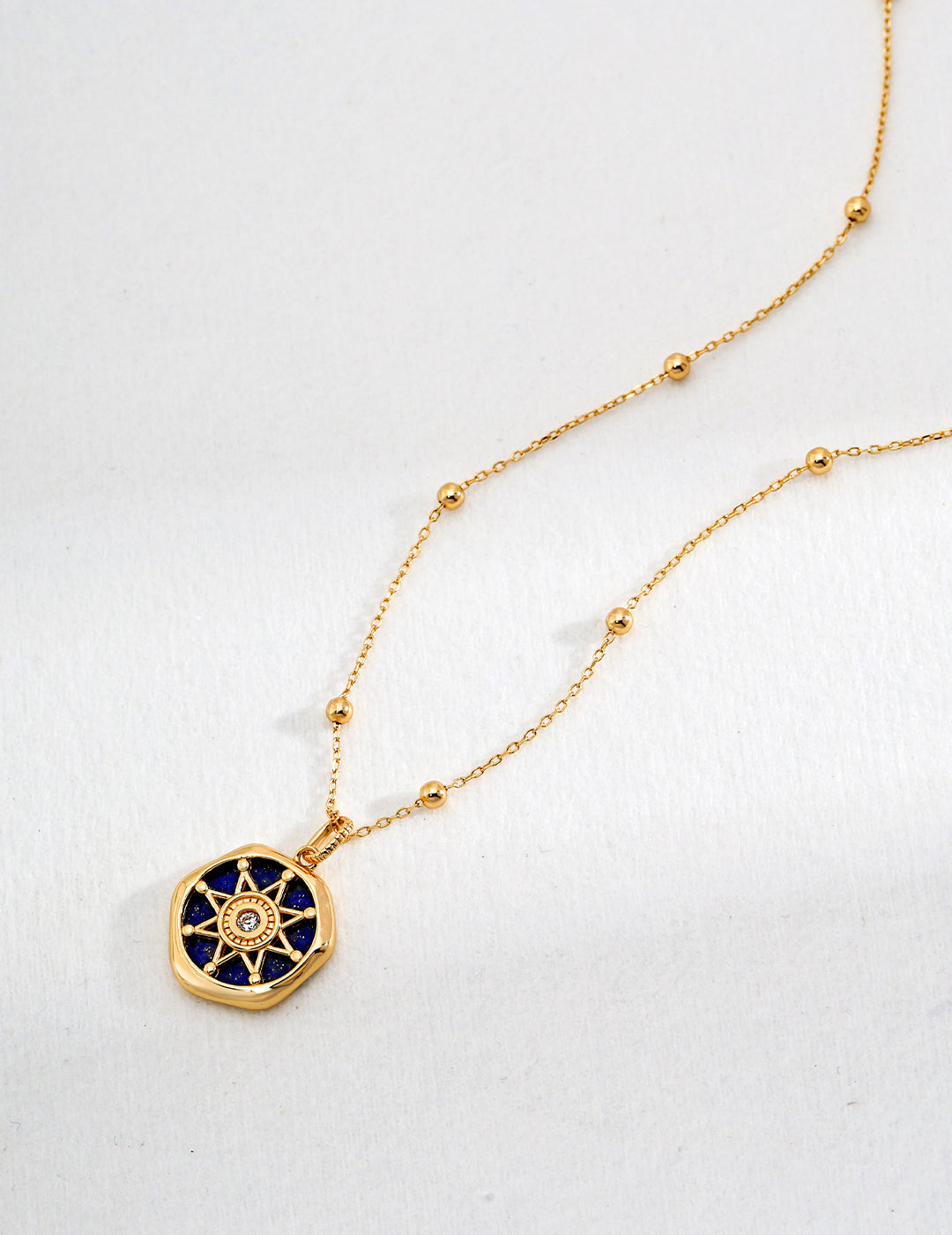 Faith Lapis Lazuli Necklace