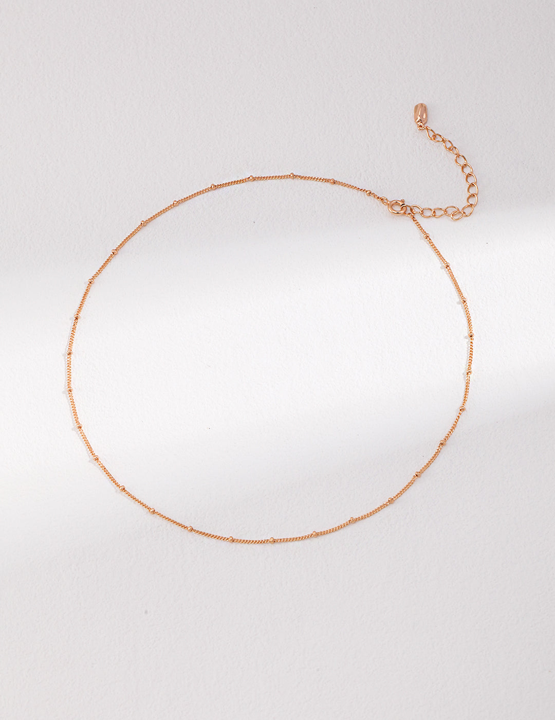 Beau comme le Soleil fine necklace with sun pendant & fine chain