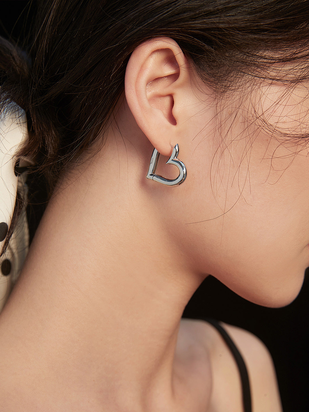 Love's Luster - Heart Earrings