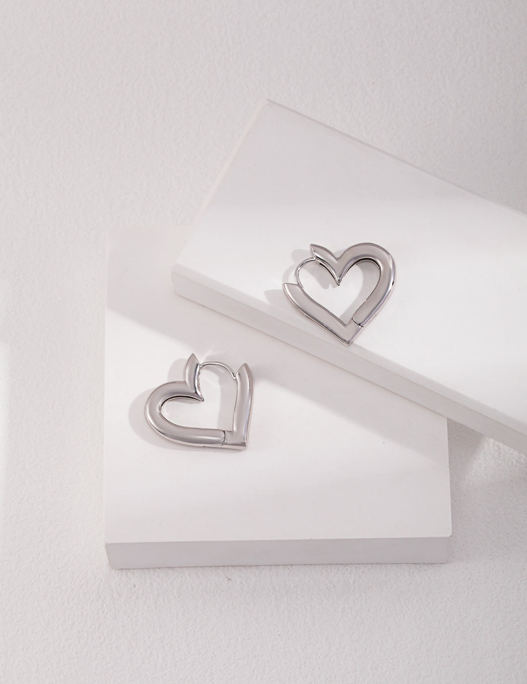 Love's Luster - Heart Earrings