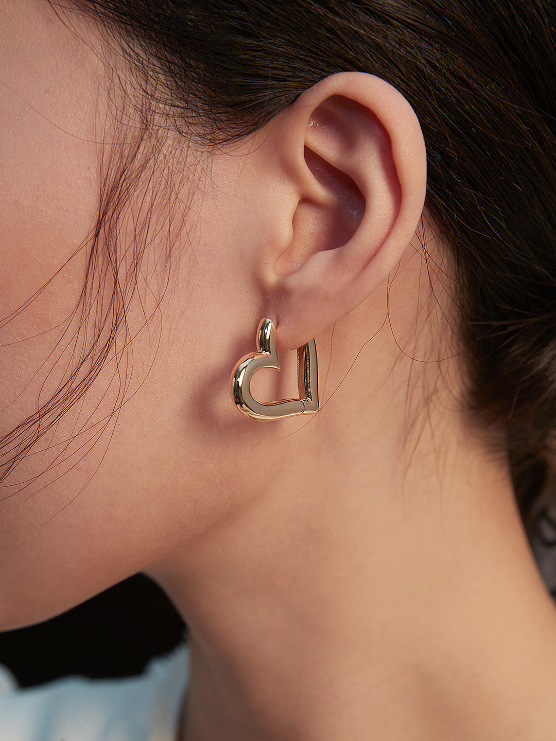 Love's Luster - Heart Earrings