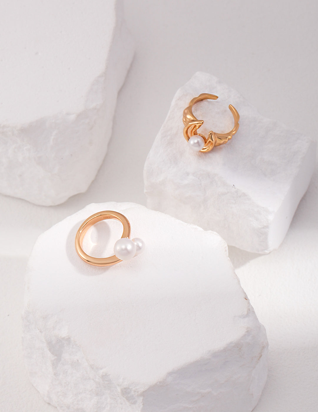 Kiss - Chic pearl ring