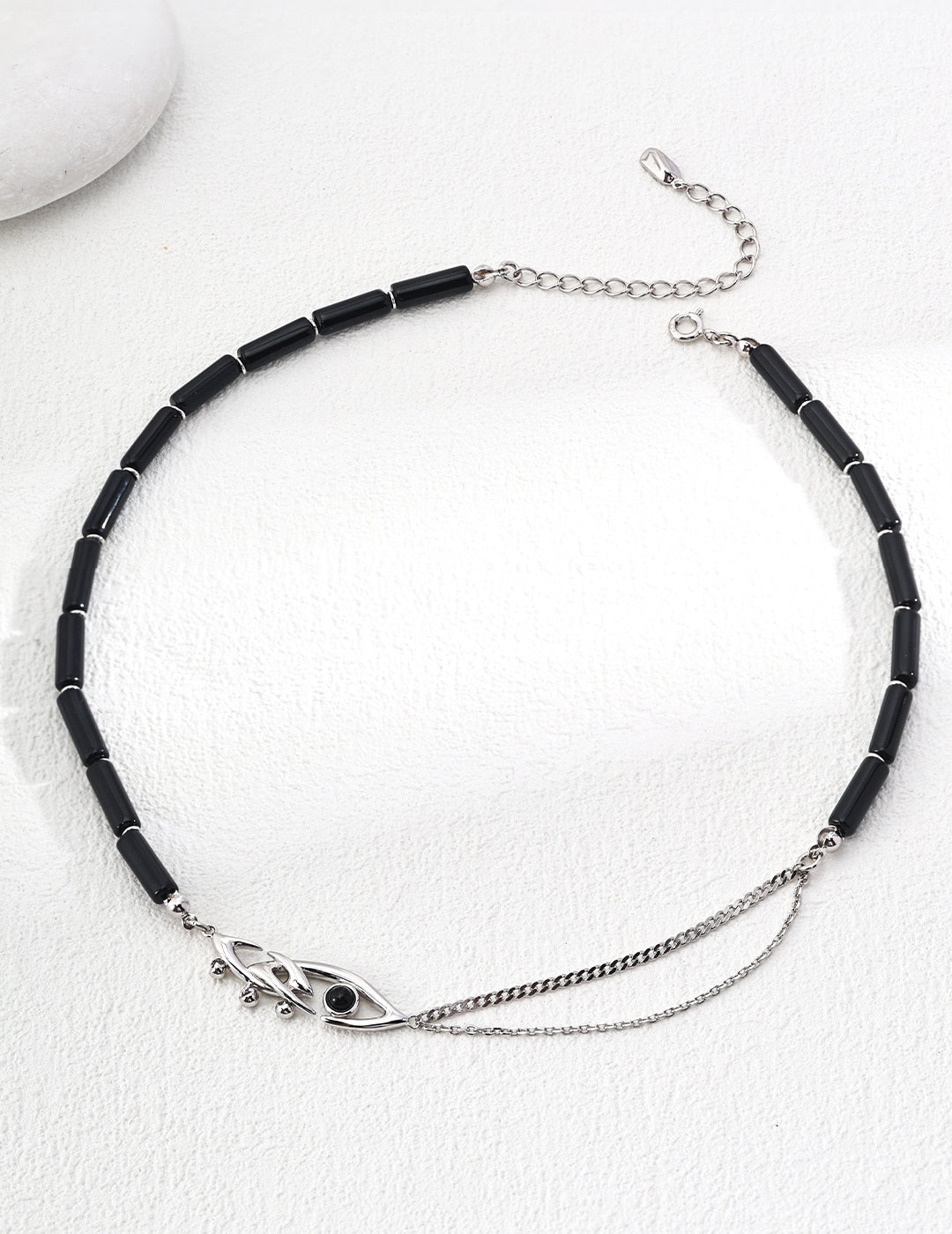 Black Gem - Vintage Onyx Necklace